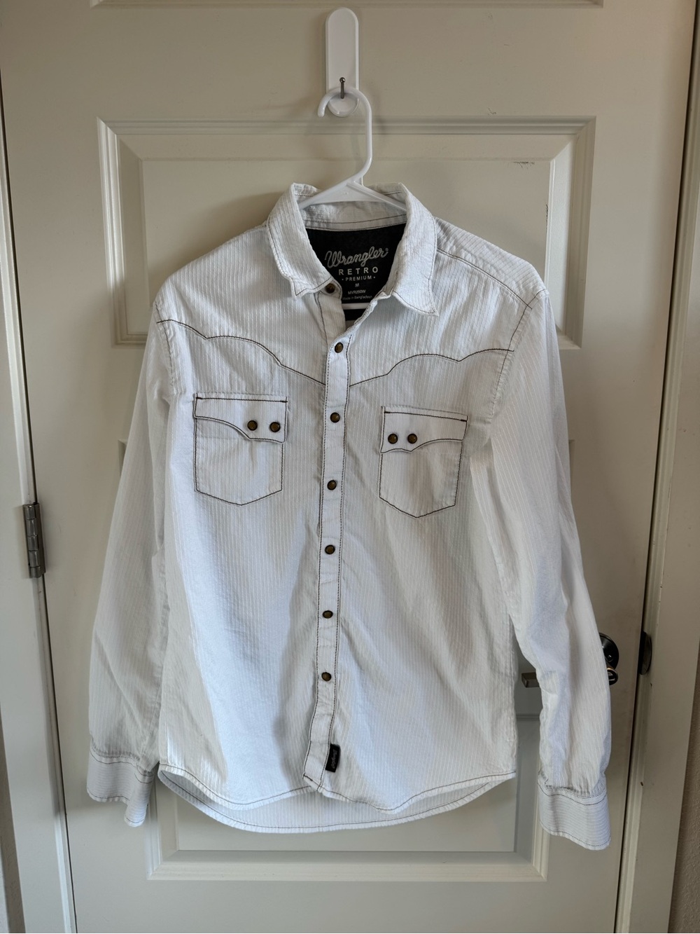 Wrangler Retro Mens Button Down Long Sleeve Shirt